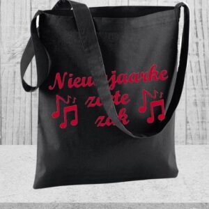 zingzak, nieuwjaarke zoete, zak, tote bag, de creavijver